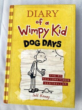 Diary of a Wimpy Kid Dog Days by Jeff Kinney Hardback Book
